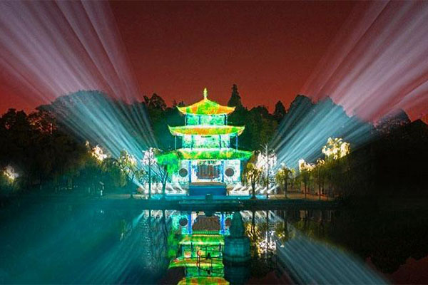 武汉火影数字建筑投影灯光秀