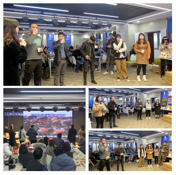武汉彩神vl有限公司年会特辑_喝水憋笑